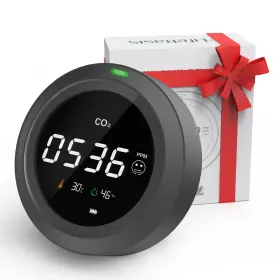 Lam-103-eu Lifebasis Life Basis Co2 Monitor Portable Detector 3 In 1 Air Quality With