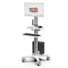 Likaymo Mto-1 Medical Trolley Cart Mobile Workstation With Monitor Mount And Oral Scanner Hol
