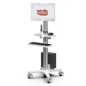 Mto-1 Likaymo Medical Trolley Cart Mobile Workstation With Monitor Mount And Oral Scanner Hol