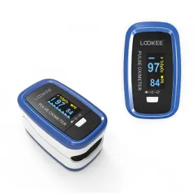 Lk50d1a Lookee Lk50d1 Deluxe Fingertip Pulse Oximeter - Finger Spo2 Blood Oxygen Sat