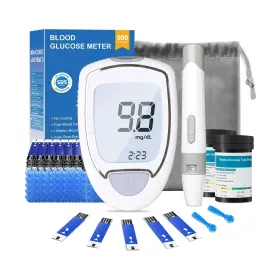 G501 Lvonge 730789303206 Blood Sugar Testing Kit High Accuracy Glucose Monitor With 100... Fast Ship