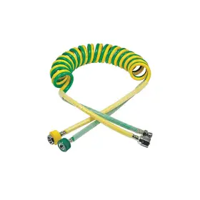 R129p02-001 Maxtec Dual Coil Hose Green Yellow 10ft L 33ju79