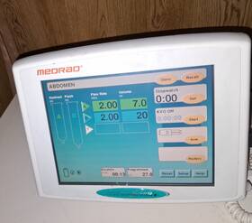 Medrad Ssmr-300 Spectris Solaris Injection System. Not Tested. Scratch On Screen