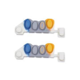 Medten Kln-040-05 2 Pcs Compatible Rubber Button Piece For Philips X2 And Mp2
