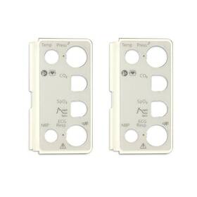 Medten Kln-098-01 2 Pcs Front Bezel With Texture Temp/ibp/co2/fast Spo2 Resp For Philips X3 Module