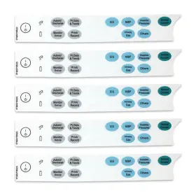 2039786-002a1 Medten M20-f196 En Compatible Horizontal Keyboard Label For Ge B30 5pcs