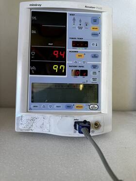Mindray 0998-00-0444-93a Datascope Accutorr Plus Patient Monitor Used