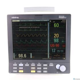 Mindray 6100f-pa00219 Datascope Passport V Ecg Nibp Masimo Spo2 P1 P2 Temp Printer