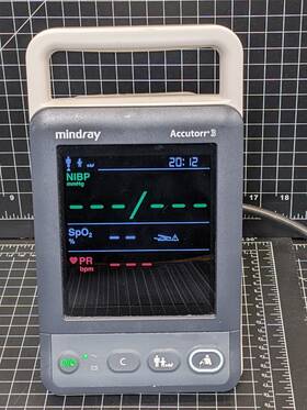 Mindray 6102f-pa00025 Datascope Accutorr 3 Vital Signs Patient Monitor Nellcor Sp02 Medical