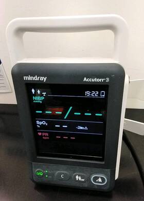 Mindray 6102f-pa00032 Accutorr 3 Nibp And Pulse Rate Monitor