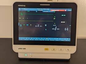 Mindray 9204e-pa00005 For Parts Epm 10m -patient Monitor Nibp Donftt Work As-is No Accessories