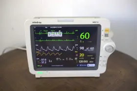 Imec12 Mindray Patient Monitor With C02 Nellcor Sp02 Ecg Nibp Y Warranty