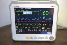Mindray Ipm12 Ipm-12 Touch Portable Patient Ecg/ekg Nibp Masimo Spo2 C02 Temp Monitor