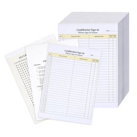 Motiskyy Jao-motiskyy-3145 150 Pack Confidential Sign In Sheet - Patient Peel Off Hipaa C