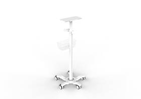 Mount Plus Mb-x3 X3 Height Adjustable Aluminium Rolling Stand For Patient Monitor M