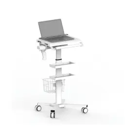 Mcs-05 Mps Anti-theft Medical Laptop Cart With Scanner Holder Mobile Workstation Mcs-05 Mps Anti-theft Medical Laptop Cart With Scanner Holder Mobile Workstation