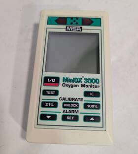 Msa 814365 Miniox 3000 Battery-powered Portable Oxygen Monitor Sold Individually