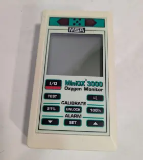 814365 Msa Miniox 3000 Battery-powered Portable Oxygen Monitor Sold Individually