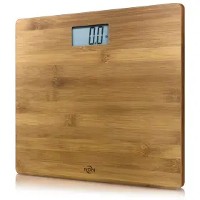 Cominhkpr144589 Ndn Line Fba Bamboo Digital Body Weight Bathroom Scale Eco-friendly Wooden Scal