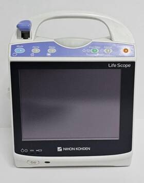 Nihon Kohden Bsm-1733a -masimo Spo2 Ecg Nibp And Temp -with Test Strip