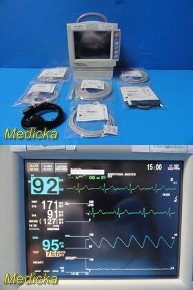 Nihon Kohden Bsm-2304a 2004 Model Patient Monitor With New Leads 34764