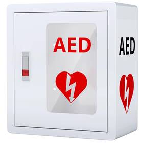 Nlshan Aed-y-c-1 Wall Mounted Aed Defibrillator Cabinet Metal Steel Plate Storage Cabi