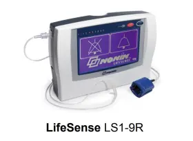 Ls1-9r Nonin 48520 Life Sense Model Etco2 And Spo2 Patient Monitor White