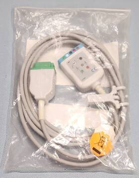 Pacific Medical 515597-598 Nemq1052 Ecg Monitor Cable Lot Of 3
