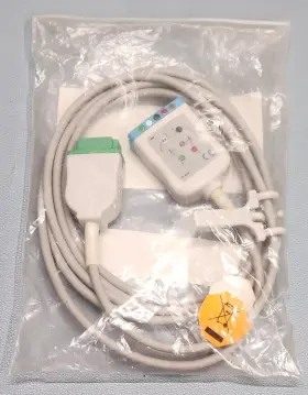 515597-598 Pacific Medical Nemq1052 Ecg Monitor Cable Lot Of 3