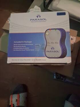 Paracel 0077055 Patient Fall Prevention System Monitor And Voice Recorded Wire Bracket