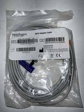 Parts Source U712m-15p Spo2 Adapter Cable