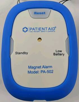 Patient Aid Pa-502 Safety Experts Magnet Bed Alarm Battery Operated Blue/white