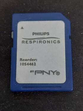 Philips 1054462 Respironics Sd Data Card -1054462 For Cpap And Bilevel Machines