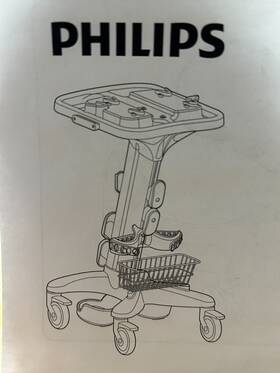 Philips 1109869 Cylinder Holder V680/ V60 Roll Stand Brand New