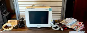 3001a Philips Mp50 Intellivue Bedside Monitor Module Lead With Many Supplies