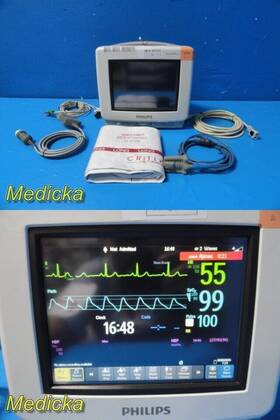 Philips 865024 2015 Mp5 M8105a Multi-parameter Monitor With Oem Leads 34320