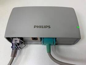 Philips De21938919 M8023a Patient Monitor Charger With Connector Cable Power Supply