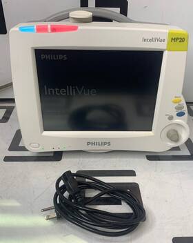 Philips Healthcare M8001a Intellivue Mp20 Patient Monitor And Printer Recorder Warranty