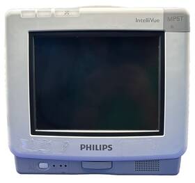 Philips M8105at Mp5t Monitor With Temp Spo2 Nibp Recorder Rev M Excellent Condition