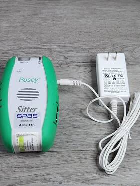 Posey 8345 Sitter Elite Patient Fall Monitor Alarm Adapter Tested