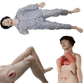 Preasion L220156fba 5.74ft Trauma Nursing Manikin With 8 Wound Modules Patient Care Medical Mani
