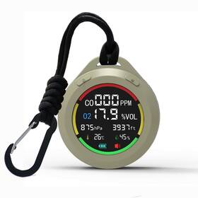 Prodolita Pt08 6-in-1 Portable Oxygen Monitor Environmental O2 With Altimeter Baro