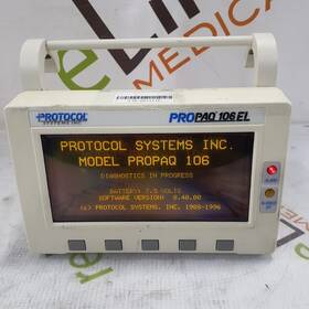 Protocol Systems Inc 106el Propaq Vital Signs Monitor