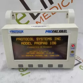 106el Protocol Systems Inc Propaq Vital Signs Monitor 106el Protocol Systems Inc Propaq Vital Signs Monitor