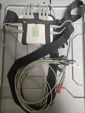 31917 Quinton Inch Complete Holter Monitor System Ecg/ Network Module And Harness