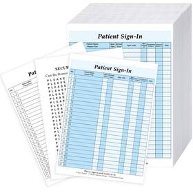 Resholder Env-resholder-0983 150 Pcs Patient Sign In Sheets Carbonless 3 Part Label Forms