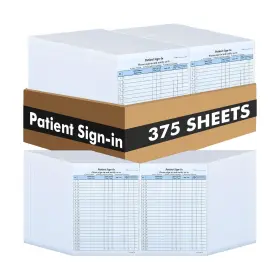 Env-resholder-1414 Resholder 375 Pack Patient Sign In Sheets Bulk Hipaa Compliant Label F