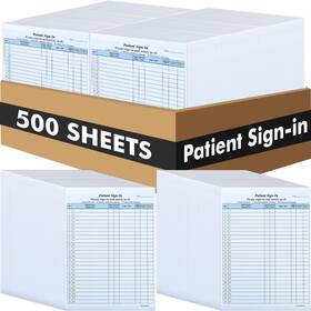 Resholder Env-resholder-1544 500 Pack Patient Sign In Sheets Hipaa Compliant Label Forms P