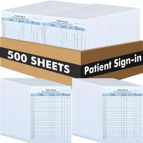 Env-resholder-1544 Resholder 500 Pack Patient Sign In Sheets Hipaa Compliant Label Forms P