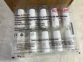 Schiller 2.100077 Lot Of 60 Disposable Mouthpiece Spirometers Part No